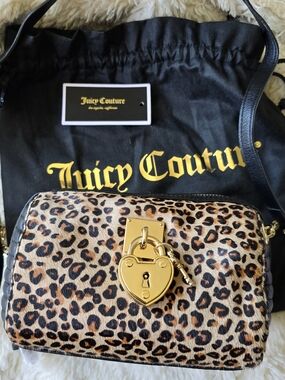 Juicy Couture Robertson 2012 Crossbody Bag With Genuine Leather And Calf Hair